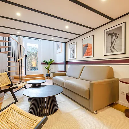 Cia - Spacious Duplex, Grands Boulevards Apartament Paryż